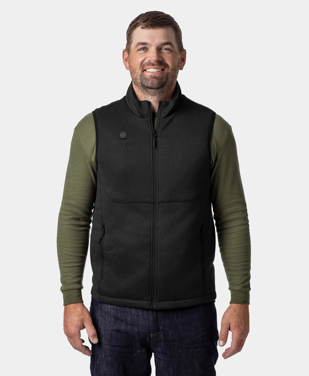 Augusta Tournament Herren 4-Zonen beheizte Strickfleece-Weste
