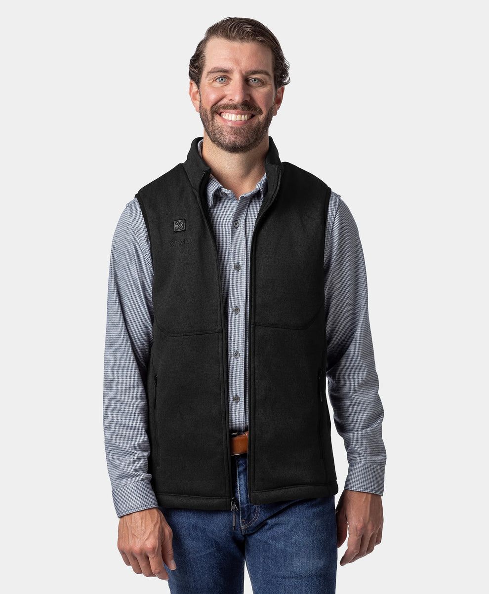 Augusta Tournament Herren 4-Zonen beheizte Strickfleece-Weste