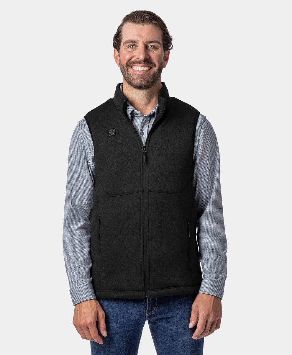 Augusta Tournament Herren 4-Zonen beheizte Strickfleece-Weste