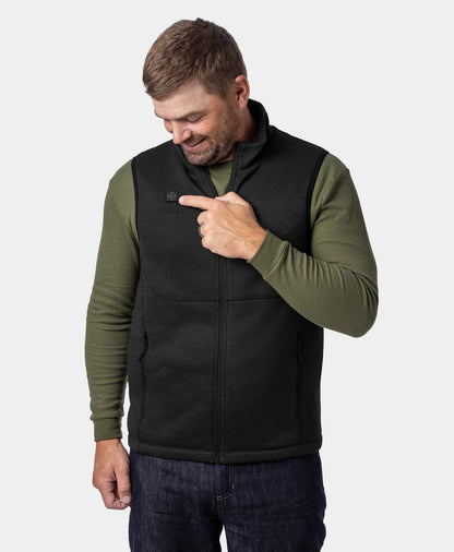 Augusta Tournament Herren 4-Zonen beheizte Strickfleece-Weste