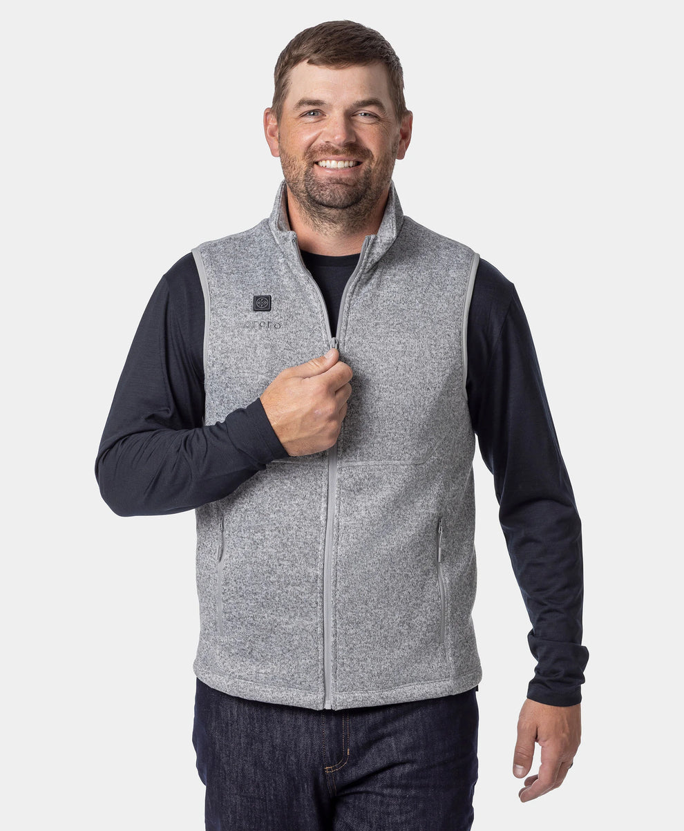 Augusta Tournament Herren 4-Zonen beheizte Strickfleece-Weste