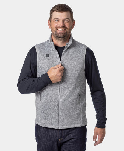 Augusta Tournament Herren 4-Zonen beheizte Strickfleece-Weste