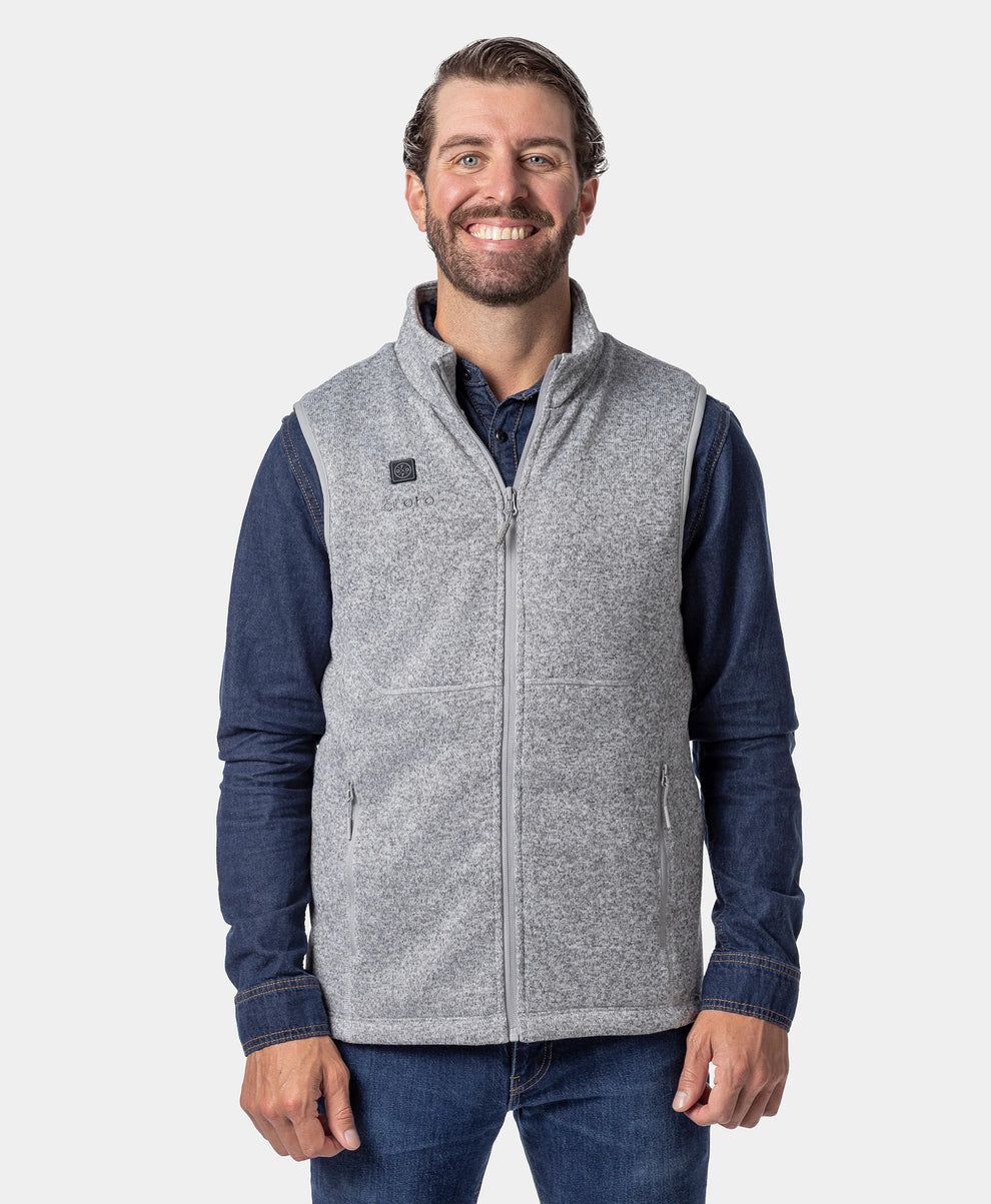 Augusta Tournament Herren 4-Zonen beheizte Strickfleece-Weste