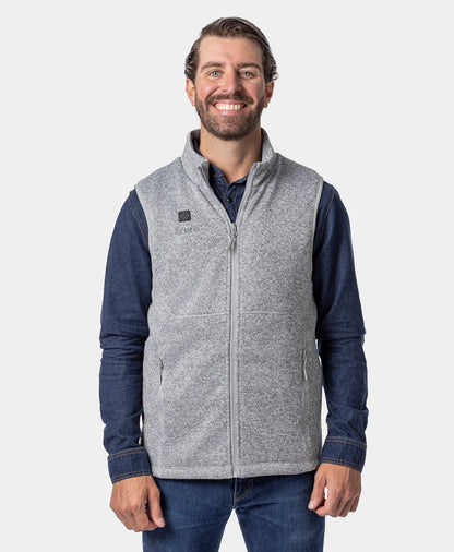 Augusta Tournament Herren 4-Zonen beheizte Strickfleece-Weste