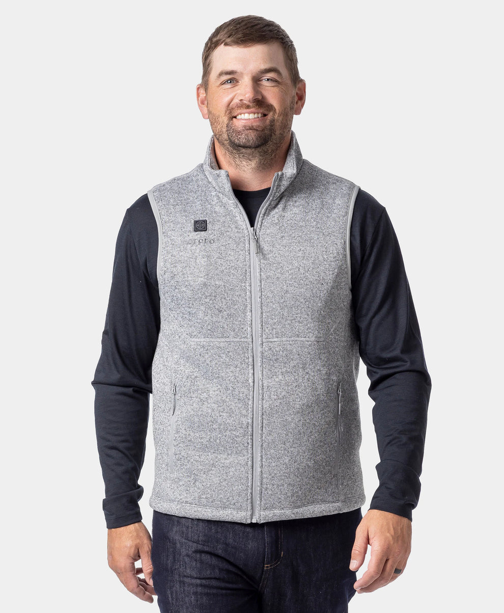 Augusta Tournament Herren 4-Zonen beheizte Strickfleece-Weste