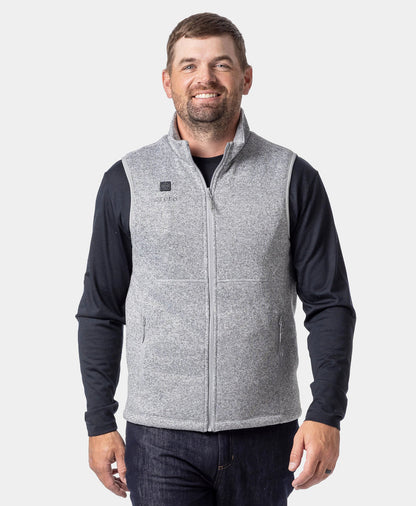 Augusta Tournament Herren 4-Zonen beheizte Strickfleece-Weste