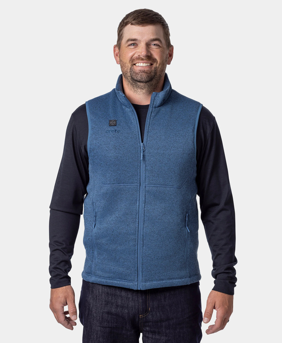 Augusta Tournament Herren 4-Zonen beheizte Strickfleece-Weste