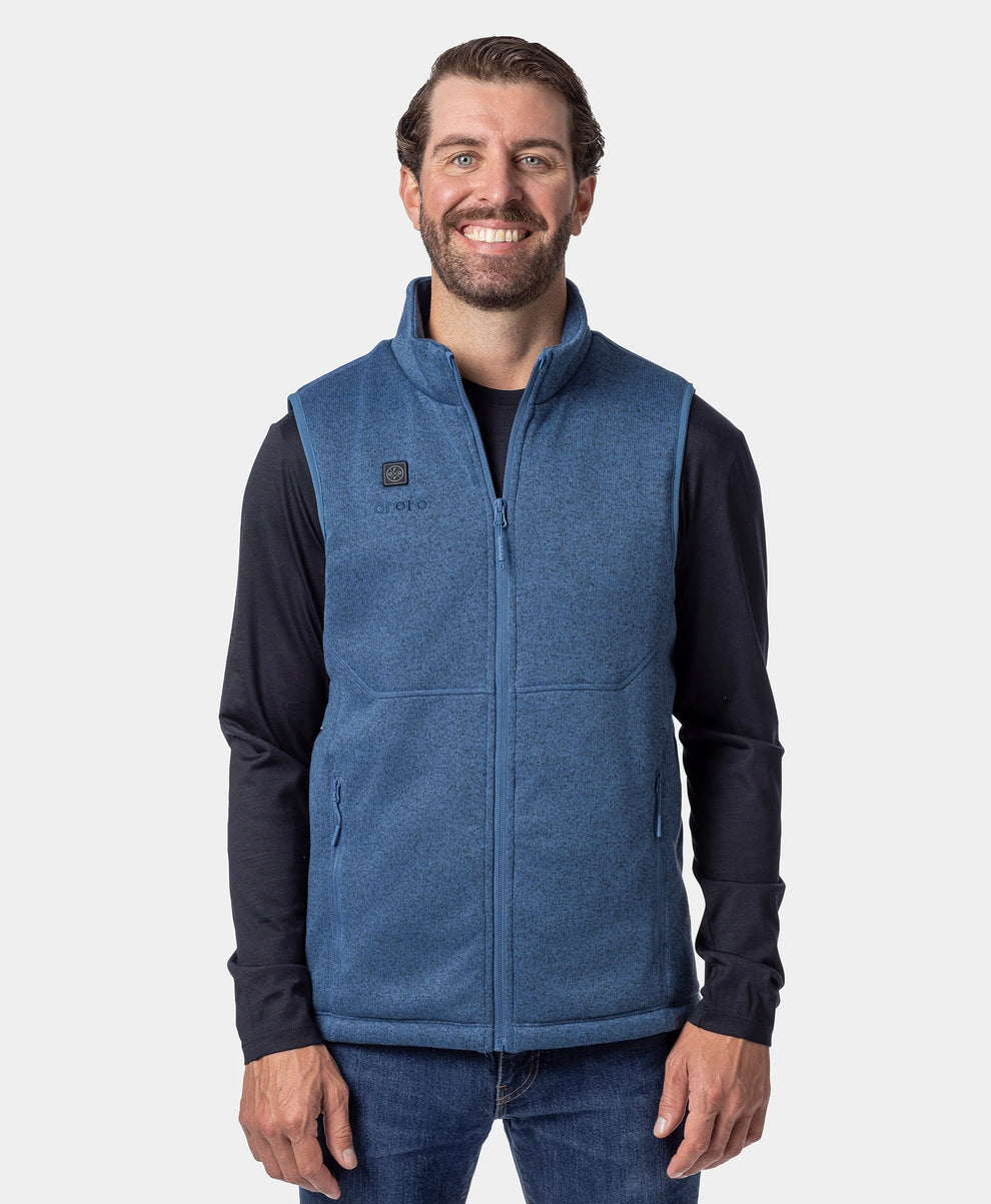 Augusta Tournament Herren 4-Zonen beheizte Strickfleece-Weste
