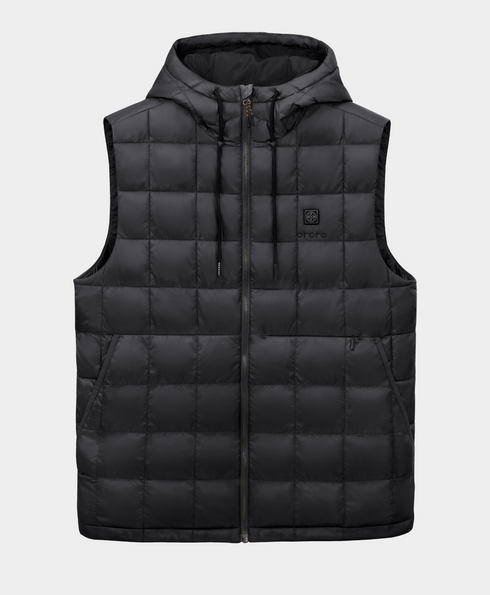 PuffLyte Men's 5-Zone Hooded Heated Vest ,view 1