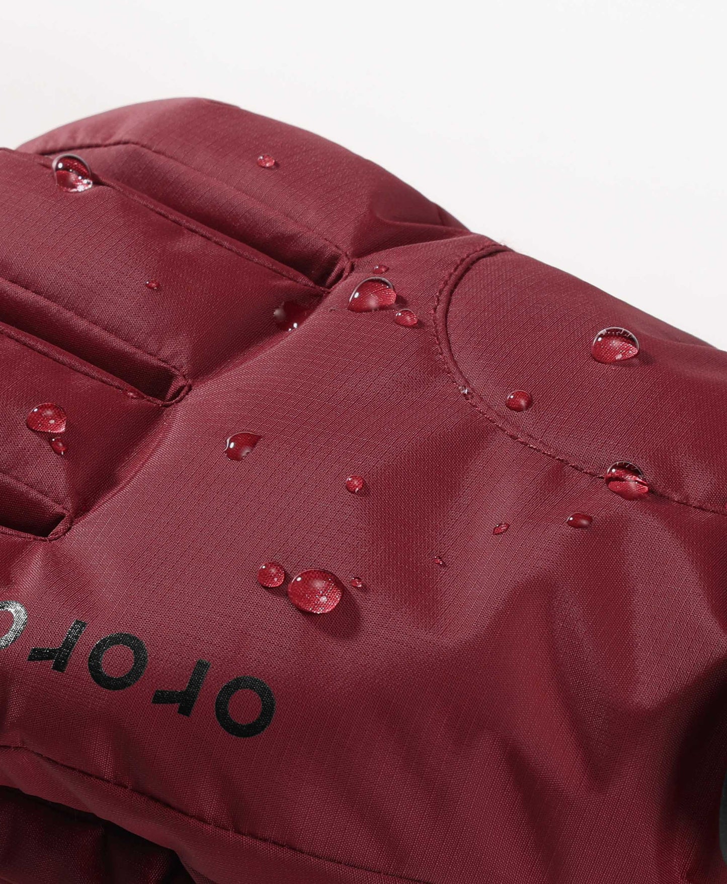 water-resistant nylon shell