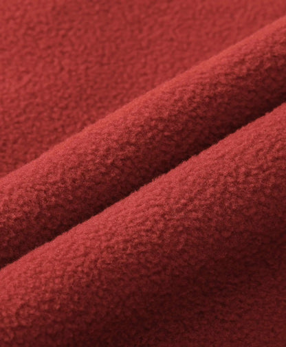 the soft cotton-blend fleece provides additional coziness for all-day wear