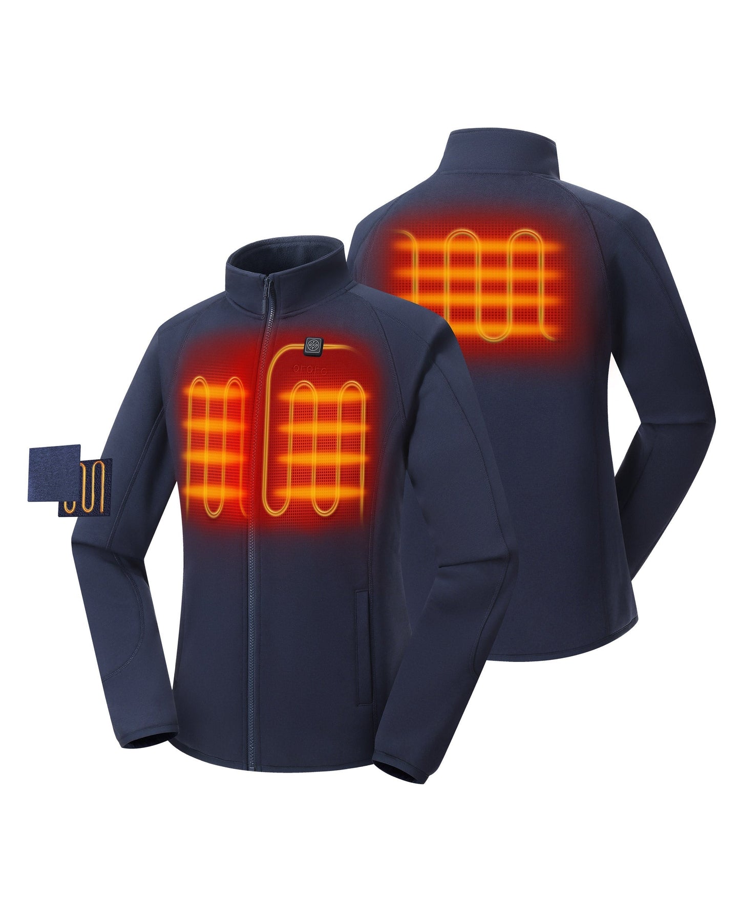 Mid-back, Left & Right Chest Heating