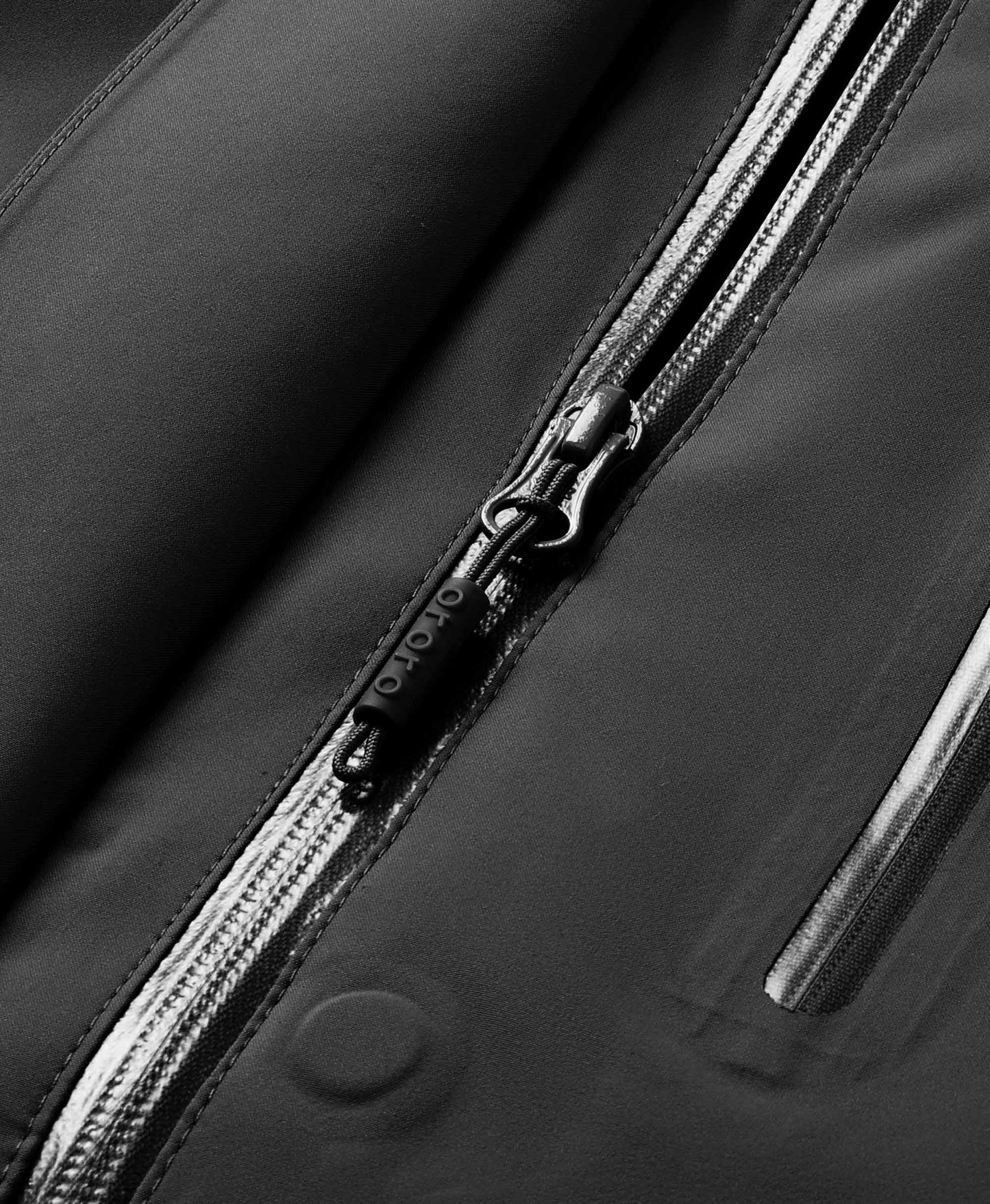 Frauen wasserdichte beheizbare Skijacke - Schwarz/Blau