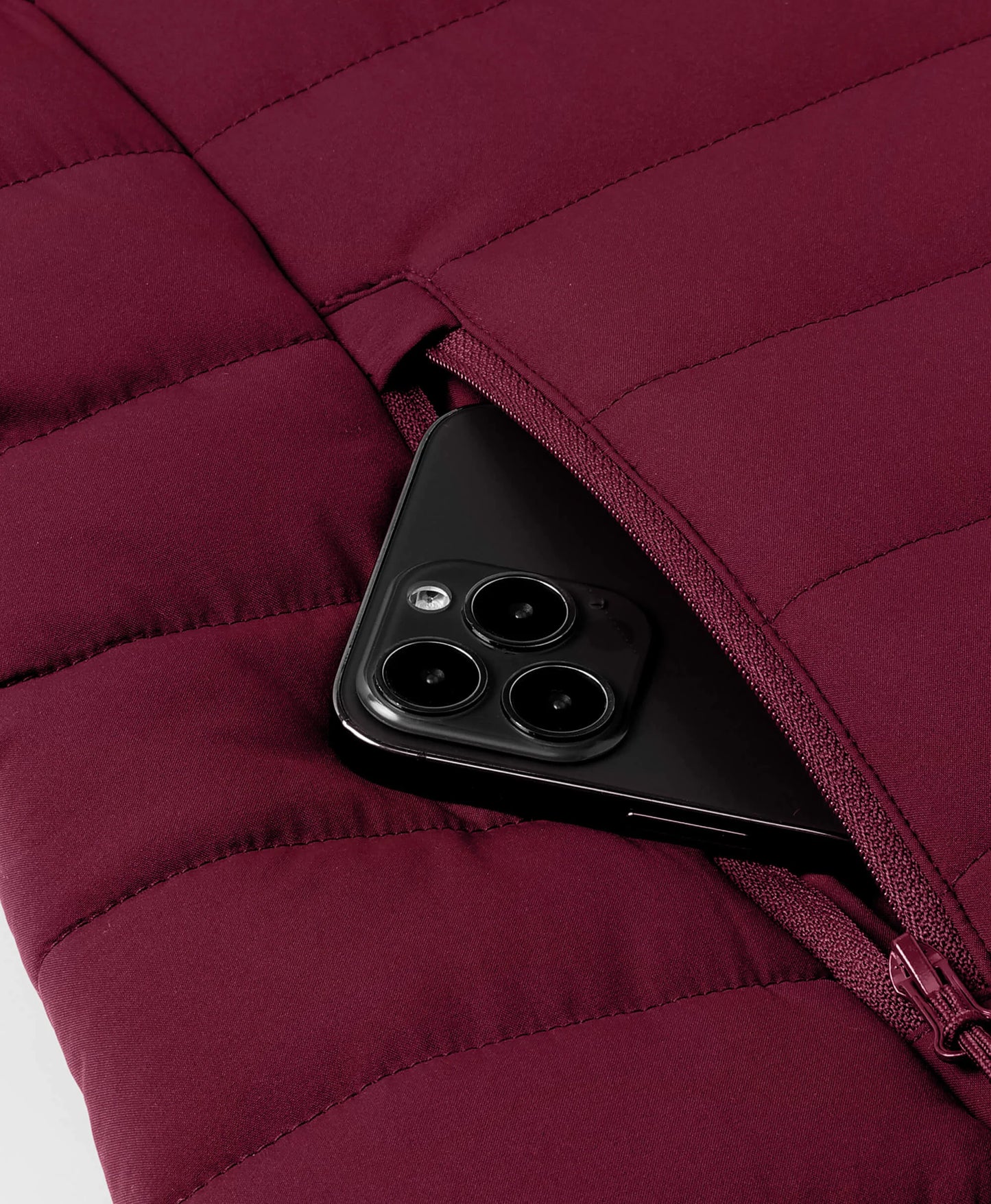 "Tribeca" Frauen beheizbare lange Puffer Weste