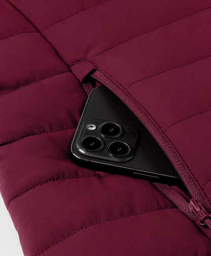 "Tribeca" Frauen beheizbare lange Puffer Weste