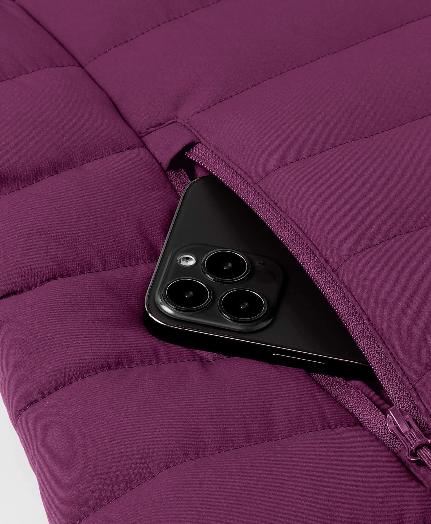 "Tribeca" Frauen beheizbare lange Puffer Weste