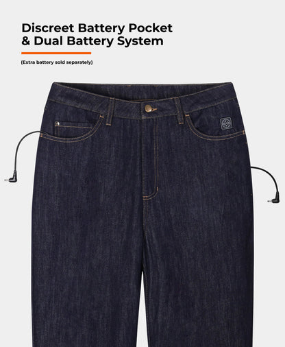 Heatenim Herren beheizte Jeanshose