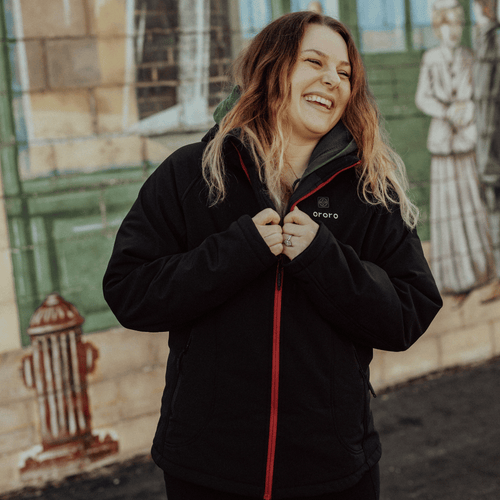 Women's Classic Heated Jacket 2.0 (4 Heating Zones) - Neutral Black