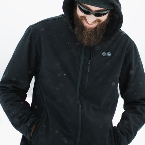 Men's Heated Dual Control Jacket with 5 Heating Zones (Chest Heating)
