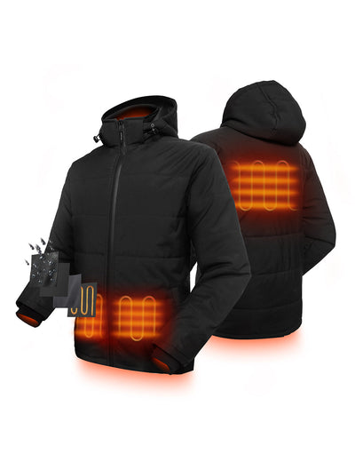 (Open-box) Beheizte Thermolite®-Jacke für Männer - Schwarz