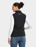 Women's Heated Quilted Vest - Black
